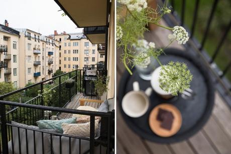 estilo escandinavo distribución semidiafana decoración pisos pequeños   