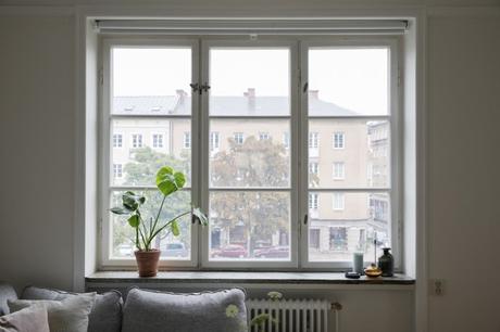 estilo escandinavo distribución semidiafana decoración pisos pequeños   