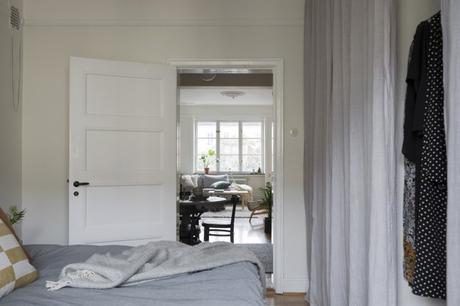 estilo escandinavo distribución semidiafana decoración pisos pequeños   