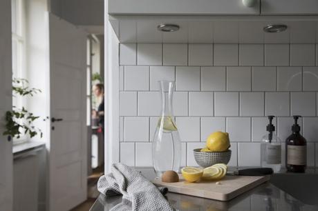 estilo escandinavo distribución semidiafana decoración pisos pequeños   