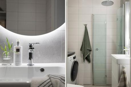 estilo escandinavo distribución semidiafana decoración pisos pequeños   