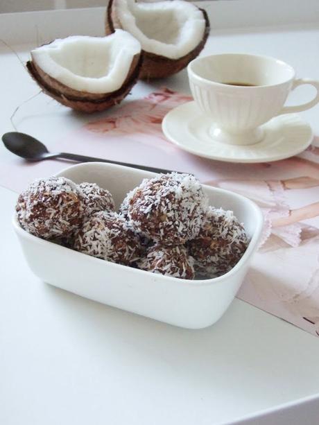 bolitas de chocolate y coco