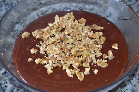 Magdalenas con chocolate y nueces Magdalenas con chocolate y nueces