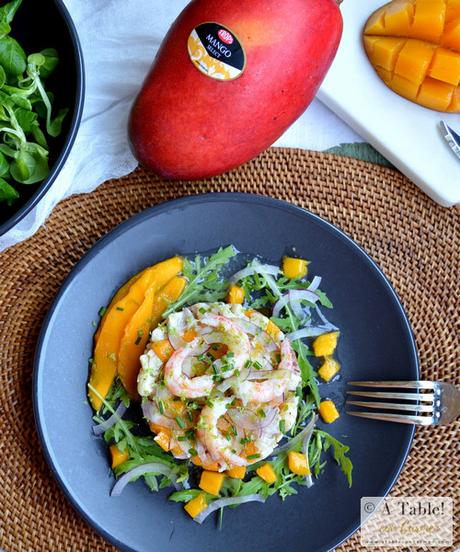 Tartar de Dorada, Quisquillas y Mango