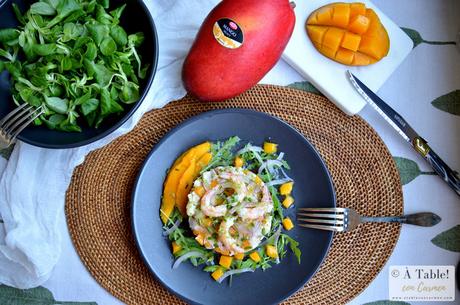 Tartar de Dorada, Quisquillas y Mango