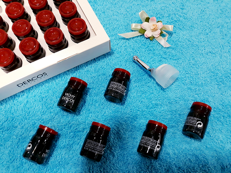 Probando Aminexil Clinical 5 mujer de Vichy