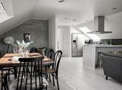 Decoración nórdica para salón&amp;cocina tonos perlados.