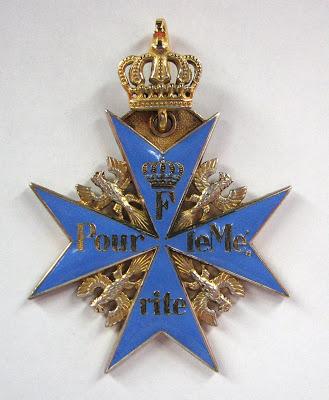 La orden de la Pour le Mérite La orden de la Pour le Mérite
