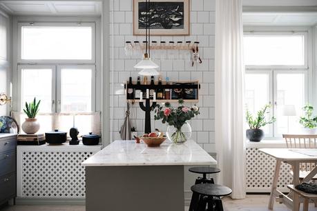 Escoger una cocina con aires Chic.