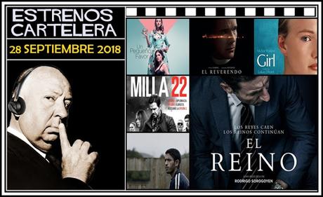 Estrenos de la Semana 28 Septiembre de 2018 y Podcast 5x04 de 