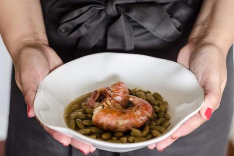 Verdinas con Langostinos Verdinas con Langostinos