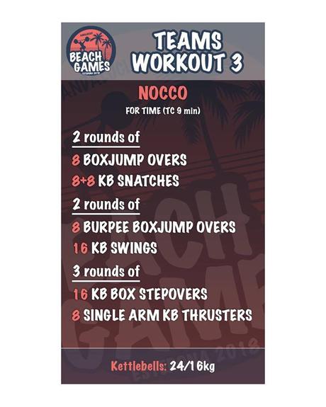 Andalucian Beach Games 2018: Crónica de una atleta wod 3 teams