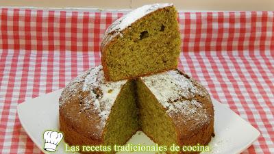 Receta fácil de bizcocho muy esponjoso de Te Matcha