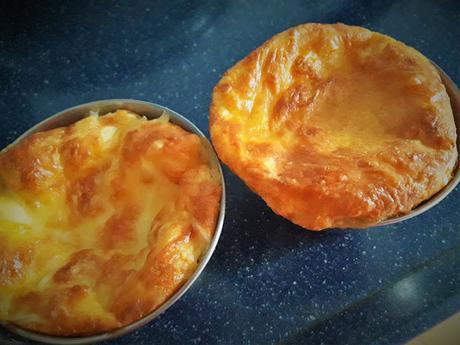 soufflé de queso parmesano