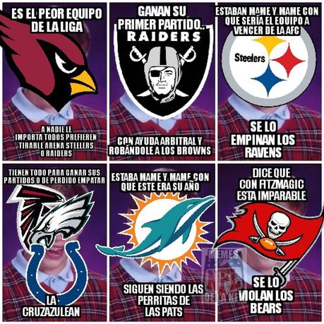 Los mejores memes NFL de la Semana 4 – Temporada 2018