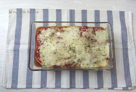 Parmigiana di melanzane- Reto Cocina Regional Italiana (propuesta salada)