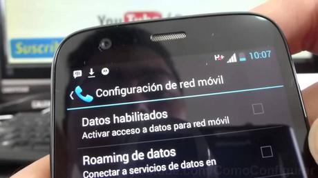 Cómo activar y desactivar la itinerancia de datos desde Android