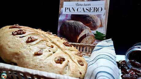 Pan de ron miel con nueces y dátiles