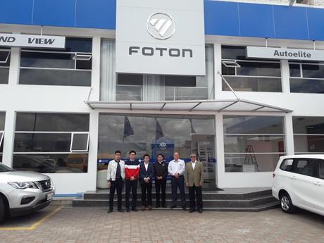 IMPORTANTES EJECUTIVOS VISITARON LA NUEVA CONCESIÓN DE FOTON, “AUTOELITE”