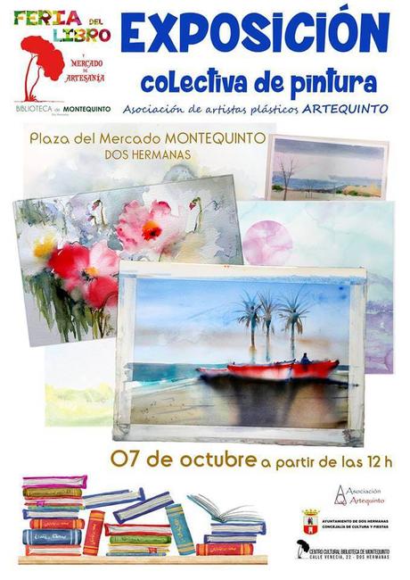 Muestra colectiva pintura y demostración en directo – Artequinto