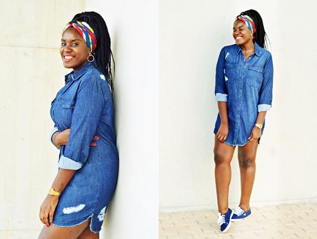 PAÑUELOS + VESTIDO DENIM