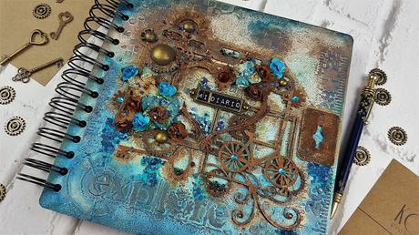 Tutorial Mixed Media Álbum alterado, con Kora Projects