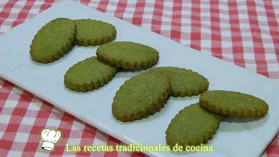 Cómo hacer galletas de Té matcha muy crujientes