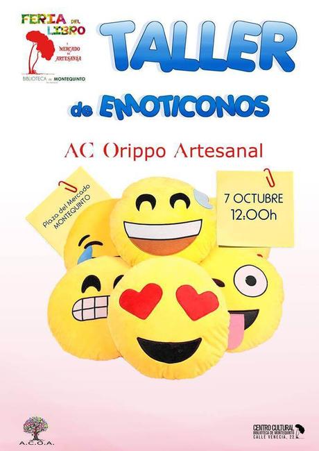 Taller de emoticonos – Feria del Libro y Mercado de Artesanía