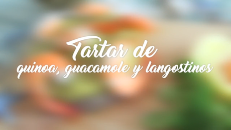 MASMUSCULO CHEF: TARTAR DE QUINOA, GUACAMOLE Y LANGOSTINOS MASMUSCULO CHEF: TARTAR DE QUINOA, GUACAMOLE Y LANGOSTINOS