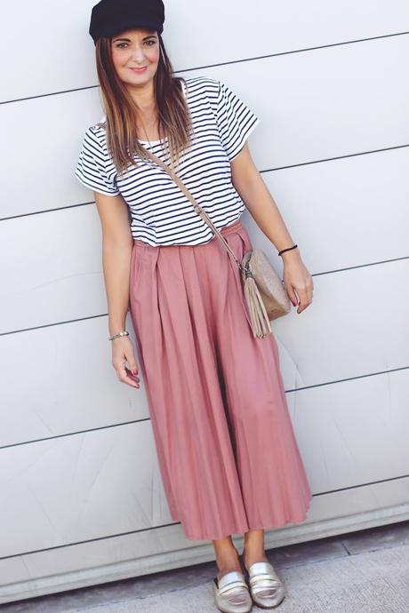 Palazzos y camiseta navy Palazzos y camiseta navy