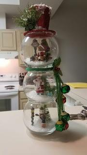 13 Hermosos muñecos de nieve usando peceras de vidrio