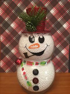 13 Hermosos muñecos de nieve usando peceras de vidrio