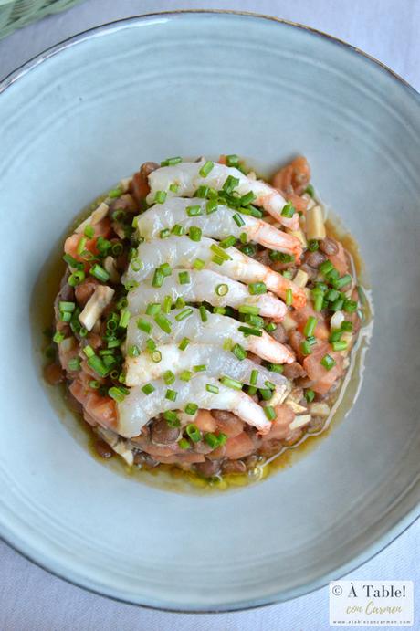 Lentejas con Ceps y Gamba Arrocera {by Susi Díaz}