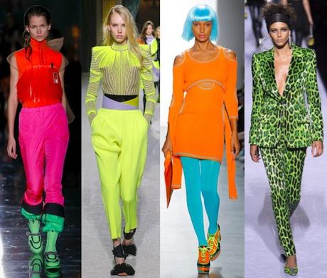 moda invierno 2018 tendencia fluor