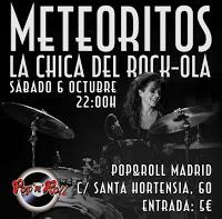 Concierto de Meteoritos en Pop & Roll 
