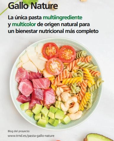 Probando la pasta multiingrediente y multicolor de GALLO NATURE (proyecto de TRND)