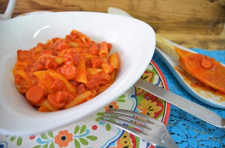 MACARRONES CON CHORIZO Y ALGO MAS (RECETA DE MI ABUELA) las delicias de mayte, macarrones con chorizo, macarrones con chorizo receta, macarrones con chorizo y carne picada, macarrones con chorizo y queso, macarrones con chorizo y tomate,