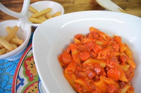 MACARRONES CON CHORIZO Y ALGO MAS (RECETA DE MI ABUELA) las delicias de mayte, macarrones con chorizo, macarrones con chorizo receta, macarrones con chorizo y carne picada, macarrones con chorizo y queso, macarrones con chorizo y tomate,