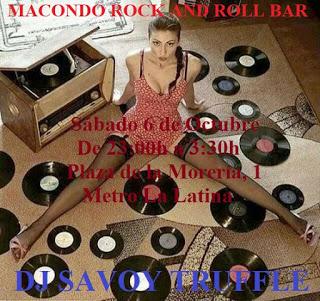 Pinchada Otoñal y Sideral de Dj Savoy Truffle en Macondo.