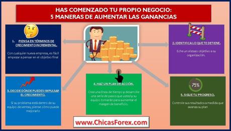HAS COMENZADO TU PROPIO NEGOCIO: 5 MANERAS DE AUMENTAR LAS GANANCIAS HAS COMENZADO TU PROPIO NEGOCIO: 5 MANERAS DE AUMENTAR LAS GANANCIAS