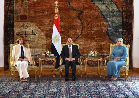 Melania in Africa Egypt #FLOTUSinAfrica2018