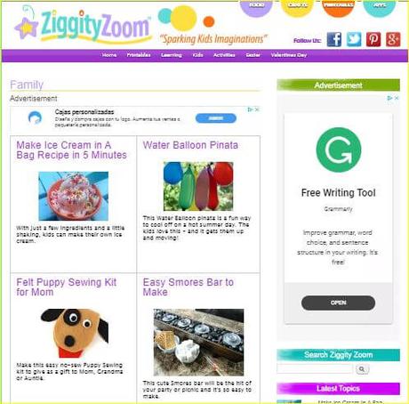 Conoce el  sitio Web educativo ZiggityZoom