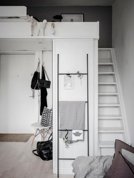 mini pisos decoración distribución sin paredes distribución abierta decoración pisos muy pequeños decoración escandinava   