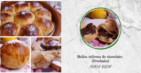 Panecillos rellenos de carne Panecillos rellenos de carne