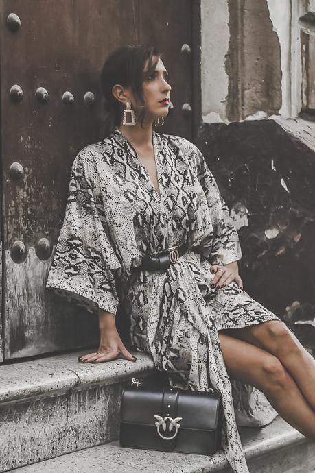 SNAKE PRINT MIDI DRESS + HOW TO WEAR: ANIMAL PRINT SNAKE PRINT MIDI DRESS + HOW TO WEAR: ANIMAL PRINT