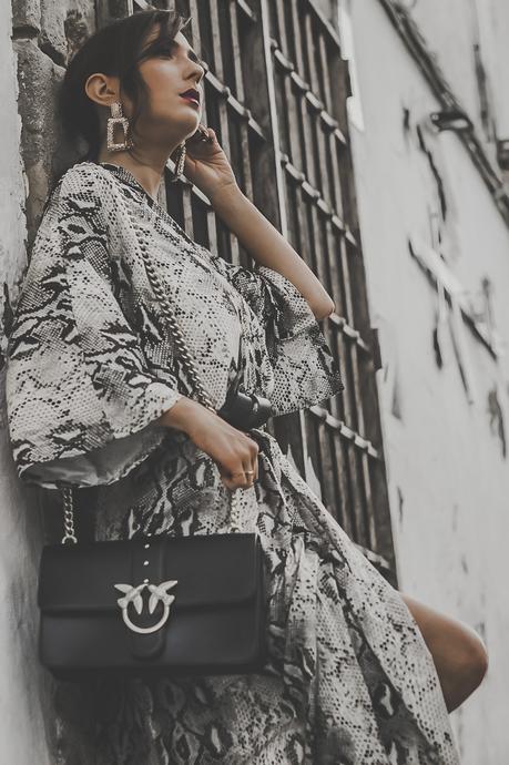 SNAKE PRINT MIDI DRESS + HOW TO WEAR: ANIMAL PRINT SNAKE PRINT MIDI DRESS + HOW TO WEAR: ANIMAL PRINT