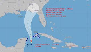 Tormenta Michael gana en intensidad