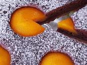 Tarta melocotones chocolate