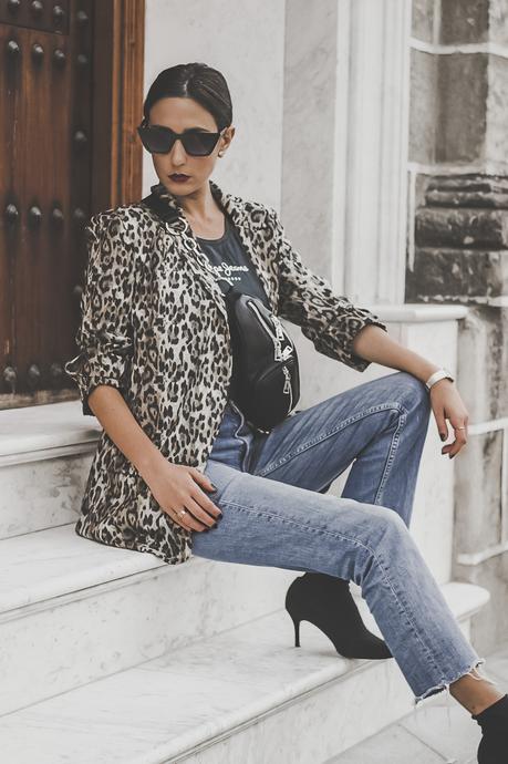 LEOPARD BLAZER