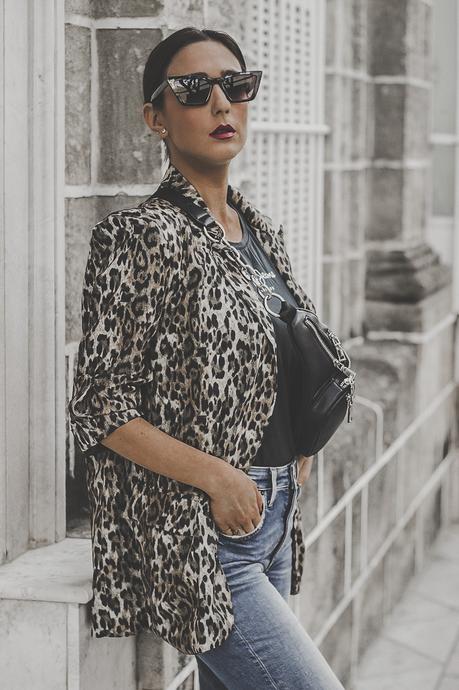 LEOPARD BLAZER